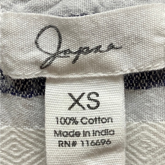 Japna XS blue/white button up dress - Picture 2 of 7
